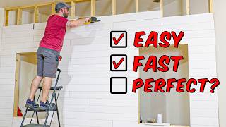 15 Tips for a Perfect Easy Shiplap Wall Install [upl. by Cirilla782]