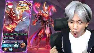 REVIEW SKIN ALL STAR MOSKOV INFERNAL WYRMLORD  Mobile legends [upl. by Nimra]