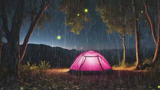 guided sleep meditation fall asleep fast  beautiful heavy rain falls on the tent [upl. by Dorotea]