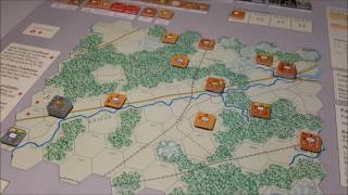 GMT Games East Front AGN Learning Scenario Part 1 [upl. by Aiciruam]