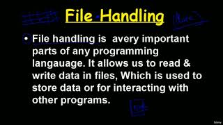 168 File Handling [upl. by Adnuahsor]