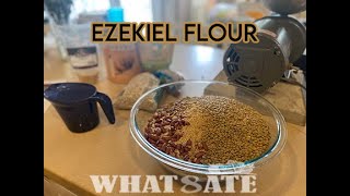 How to make Ezekiel flour and bread Low carb High protein low gluten Healthy Recipes [upl. by Eniamrahc]