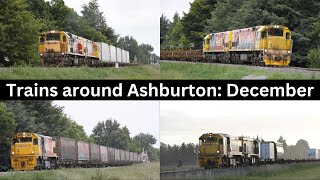 Trains around Ashburton December 2023 [upl. by Sivad]