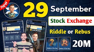 29 september x empire investment today x empire daily combo x empire rebus of the day riddle of [upl. by Wilmott]