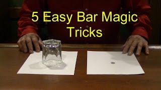 5 Easy Bar Magic Tricks Epic Cool Simple Magic Trick [upl. by Edwards385]