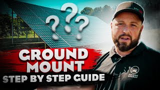 StepbyStep Ground Mount Solar Panel Installation [upl. by Lirbij]