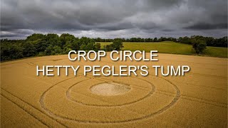 Crop Circle  Hetty Peglers Tump  Gloucestershire  Reported 240623 [upl. by Tann]