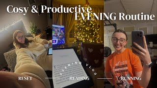 Cosy amp Productive Evening Routine  Running amp November Reset [upl. by Htnamas495]