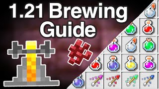 Ultimate Minecraft Brewing Guide Minecraft 121  New Potions in 121 amp How to Brew Every Potion [upl. by Evilc]