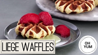 Professional Baker Teaches You How To Make WAFFLES [upl. by Annairba]