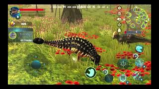 Fierce Ankylosaurus vs Pachycephalosaurus dinosaur fight in Ankylosaurus simulator game  Part 4 [upl. by Nawuq]