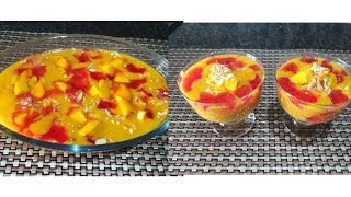 Mango Custard Dessert Recipe [upl. by Iblehs295]