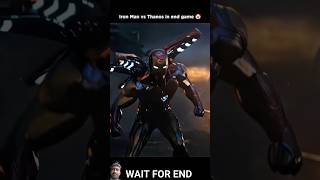 iron Man vs Thanos in end Game 🔥🥶shots [upl. by Claudian]