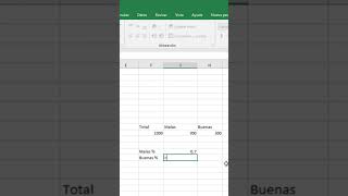 Como calcular porcentaje en excel [upl. by Eissed]