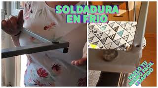 ARREGLAR SILLA CON SOLDADURA EN FRIO [upl. by Eidda]