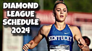 Diamond League Schedule 2024  Track And Field [upl. by Allit]