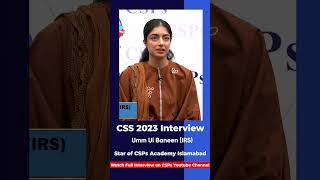 Mock Interview  CSS exam preparation from CSPs Academy Islamabad csspreparation [upl. by Atniuqal]