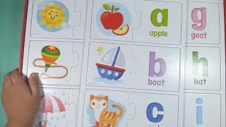 ALPHABET MATCHUP PUZZLES  Learn the English Alphabet ABC with Larcen [upl. by Rik]