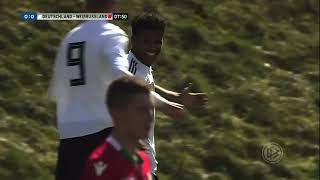 Karim Adeyemi vs Belarus U17 Euro qualifying 20032019 [upl. by Nbi]