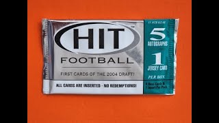 Omaha Nighthawks star pulled from this Original 2000 pack of 2004 SAGE HIT college football cards [upl. by Mencher]