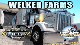 ATS 132 BETA WELKER FARMS KENWORTH W900 SKIN  MOD SHOWCASE [upl. by Amethist705]