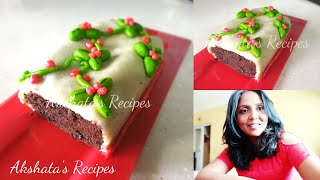 Marzipan covered CakeChristmas series 2021Akshatas RecipesMarzipan amp cake recipe from scratch [upl. by Moyra]