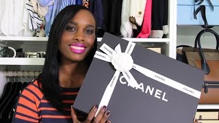 CHANEL Handbag Unboxing  Grand Shopping Tote GST Haul [upl. by Leamse408]