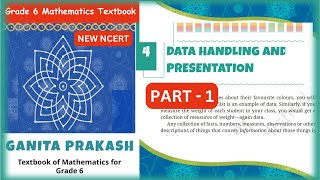 Class 6 Maths  Chapter 4 Data Handling and Presentation  Part  1GANITA PRAKASH New Ncert [upl. by Adriane116]