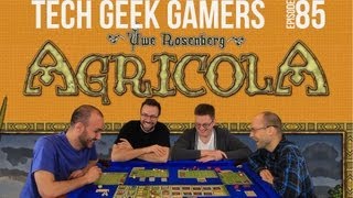 Lets Play Agricola  Board Game Play Through [upl. by Slavic]