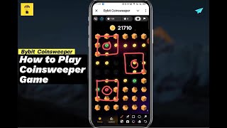 How To Play Bybit Coinsweeper Game  Coinsweeper Bybit How to Play [upl. by Ardnaet]