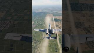 A10 Warthog explodes some fastmoving convoy tanks dcs [upl. by Tsenrae]