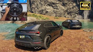 Lamborghini Urus amp Porsche Cayenne Turbo GT  The Crew Motorfest  Thrustmaster T300RS gameplay [upl. by Sheppard901]