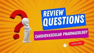 VET PHARMA 2  Cardiovascular Pharmacology  Review Questions SO [upl. by Errehs]