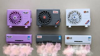 Top 3 Miniature Air Conditioner Unboxing amp Test Video  Best Gadgets Solar AC [upl. by Merwin]