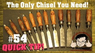 STOP wasting money on chisels Most woodworkers only need ONE [upl. by Adnim]