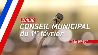 Conseil Municipal  1er février 2024 [upl. by Bekki]