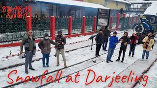 Live from Darjeeling  Snowfall in Darjeeling Darjeeling receive first snowfall this season [upl. by Anivle868]