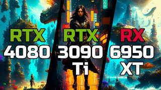 RTX 4080 vs RTX 3090 Ti vs RX 6950 XT  Test in 11 Games [upl. by Hsitirb]