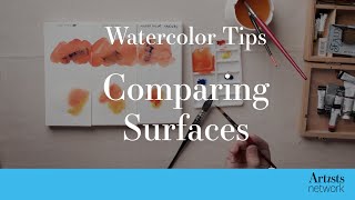 Comparing Watercolor Surfaces [upl. by Paulette]