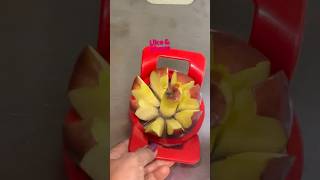 Manual fruit slicer  Plastic Apple cutter shorts youtubeshorts wowideas [upl. by Gordon894]