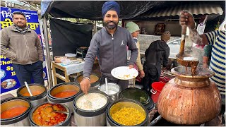 60 Indian Army Officer ka Desi Dhaba 😍 BSF Thali  Street Food India [upl. by Jean-Claude]