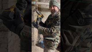 How to use wire brush drill attachment to clean concrete floor [upl. by Leasia229]