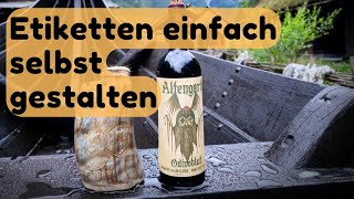 Etiketten selbst gestalten [upl. by Conyers]