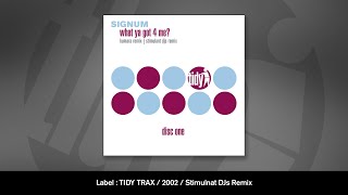 Signum  What Ya Got 4 Me Stimulant DJs Remix [upl. by Estell]