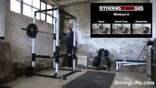 StrongLifts 5x5 Workout B FULL Video Official [upl. by Elke]