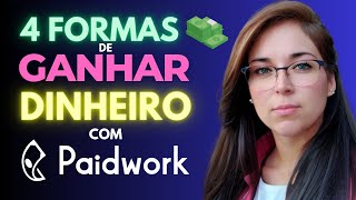 Como se cadastrar e ganhar renda extra online com o PaidWork [upl. by Adnahcir104]