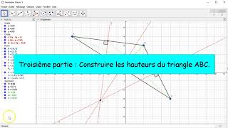 TP La droite dEuler [upl. by Lewanna]