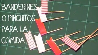 Decoración de fiestas infantiles banderines de papel para adornar la mesa [upl. by Inavoj977]