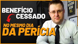 BENEFÍCIO CESSADO NO MESMO DIA DA PERÍCIA O QUE PODE SER [upl. by Nhguavahs919]