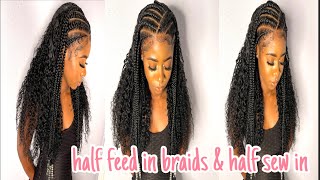 FeedIn Braids SewIn Tutorial [upl. by Dray]